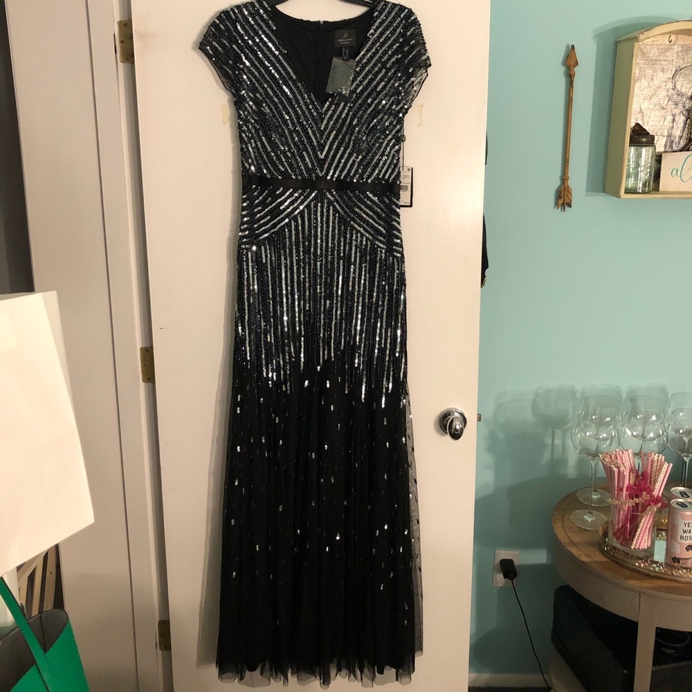 Adrianna Papell Beaded Gown